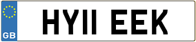 Truck License Plate